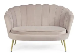 Discount Bizzotto DIVANO IN VELLUTO GRIGIO CHIARO - GILIOLA