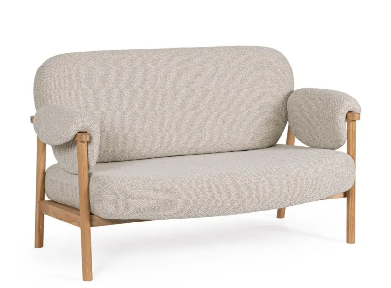 Clearance Bizzotto DIVANO 2P CALISTA NATURALE