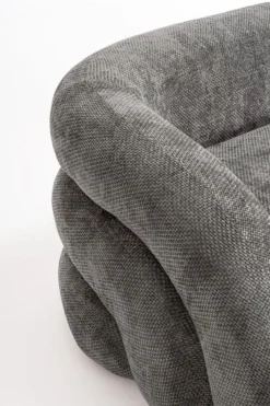 Discount Bizzotto DIVANO 3P CLEMENCE GRIGIO SCURO