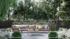 Outlet Bizzotto DIVANO 2P MODULARE C-C GERALD PELICAN