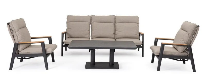 Clearance Bizzotto DIVANO 3P RECL C-C MIGUEL ANTR JX55