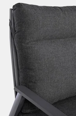 New Bizzotto DIVANO RECLINABILE IN ALLUMINIO ANTRACITE JX55 - KLEDI