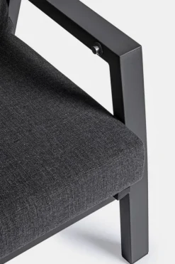 New Bizzotto DIVANO RECLINABILE IN ALLUMINIO ANTRACITE JX55 - KLEDI