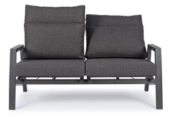 New Bizzotto DIVANO RECLINABILE IN ALLUMINIO ANTRACITE JX55 - KLEDI
