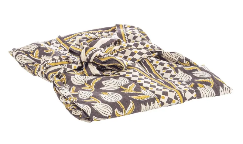 New Bizzotto KIMONO CALAIS NERO C-TULIPANO-ROMBO