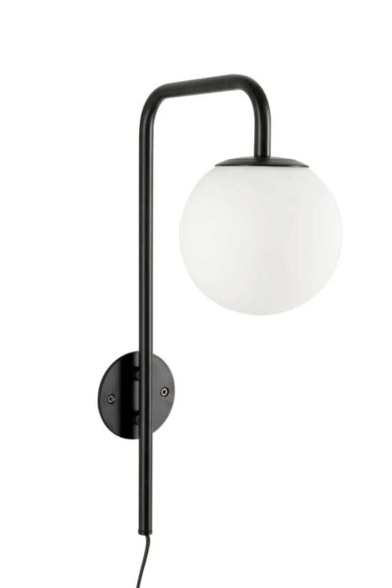 Sale Bizzotto LAMPADA APPLIQUE DELPHINE TO NERO H50