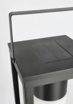 Outlet Bizzotto LAMPADA SOLAR LED QU NERO C-MANICO H38