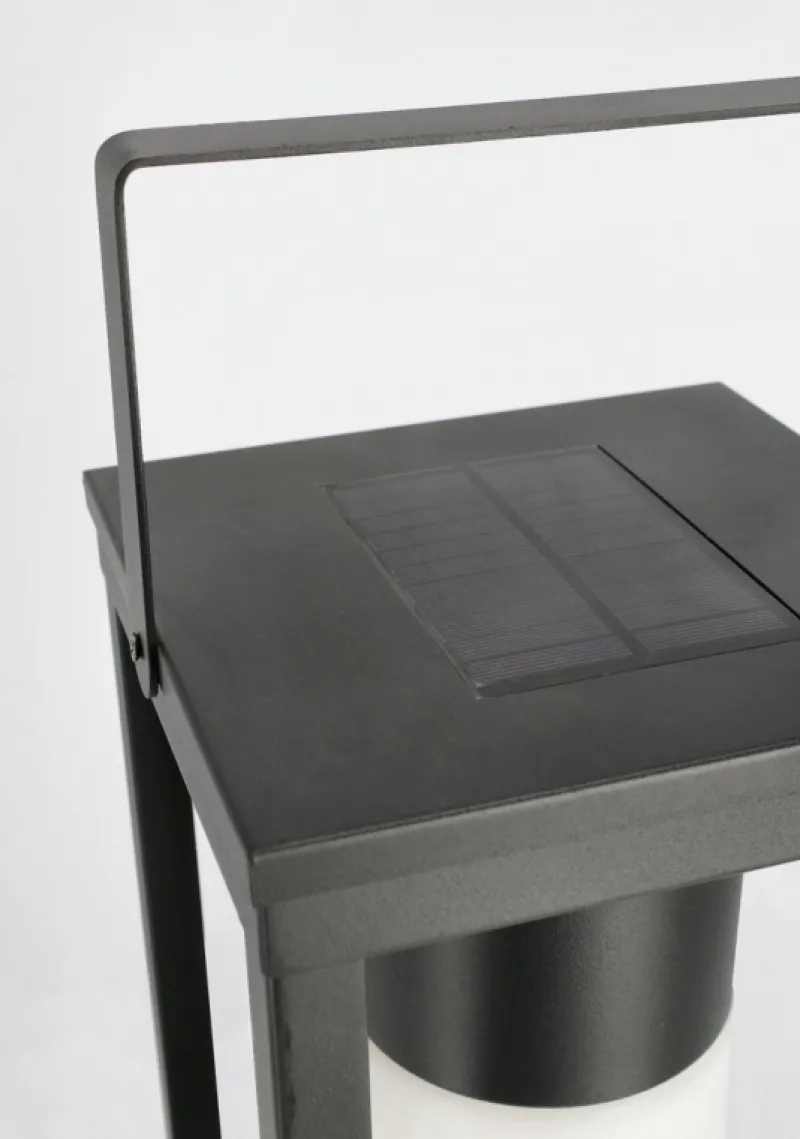 Outlet Bizzotto LAMPADA SOLAR LED QU NERO C-MANICO H38