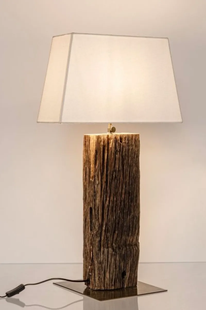 Sale Bizzotto LAMPADA TAV. HUGO OTTONE-BIANCO H85