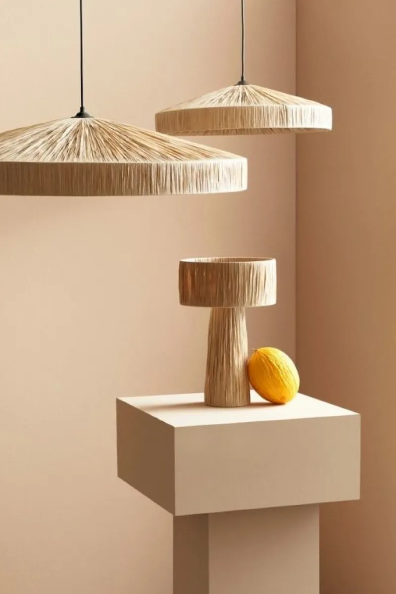 New Bizzotto LAMPADA TAV. KANDA NATURALE H38
