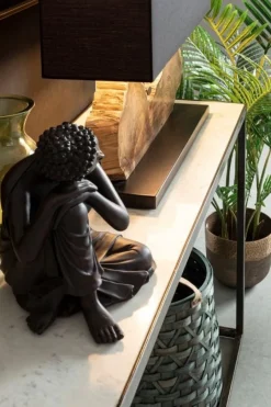 Outlet Bizzotto LAMPADA TAV. NAGA NERO H55