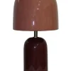 Best Bizzotto LAMPADA TAV. SILMU ARANCIO BORDEAUX H33
