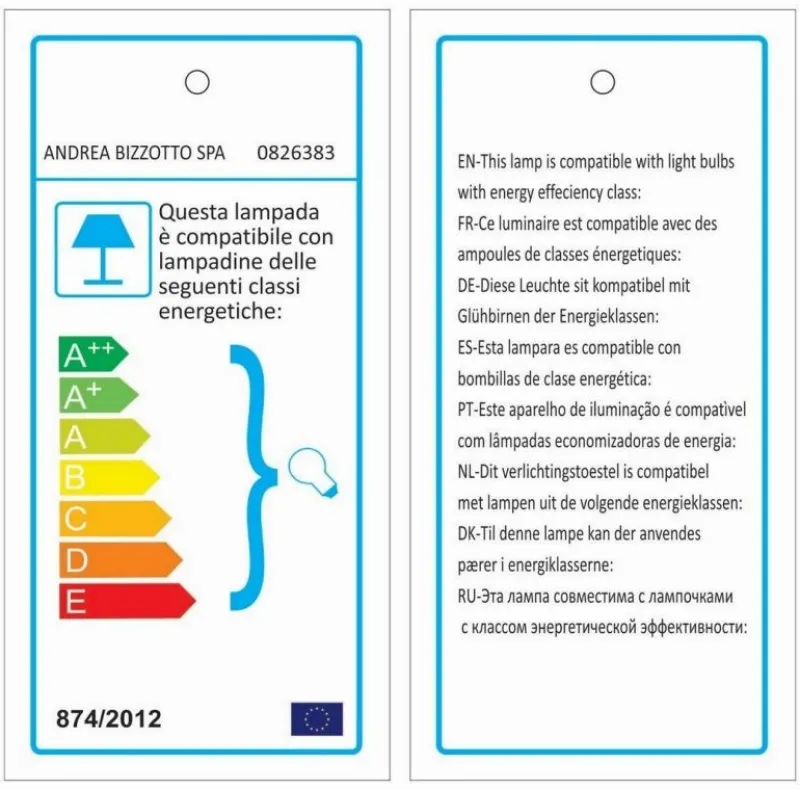 Best Bizzotto LAMPADARIO AMISH LOP BRASS