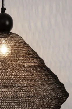 Outlet Bizzotto LAMPADARIO ODISSA ROMBO NERO D58