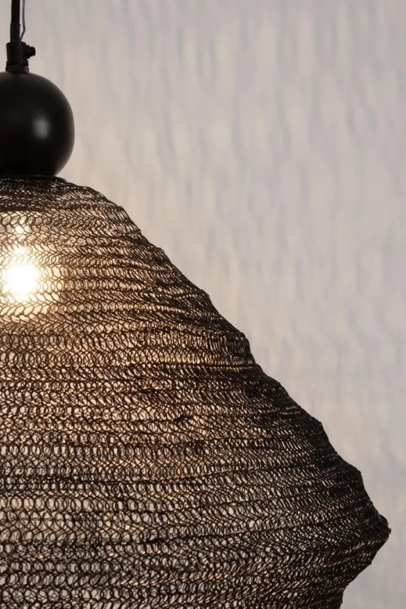 Outlet Bizzotto LAMPADARIO ODISSA ROMBO NERO D58