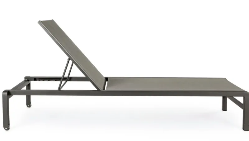 Online Bizzotto LETTINO CON RUOTE IN ALLUMINIO IMPILABILE ANTRACITE - KONNOR