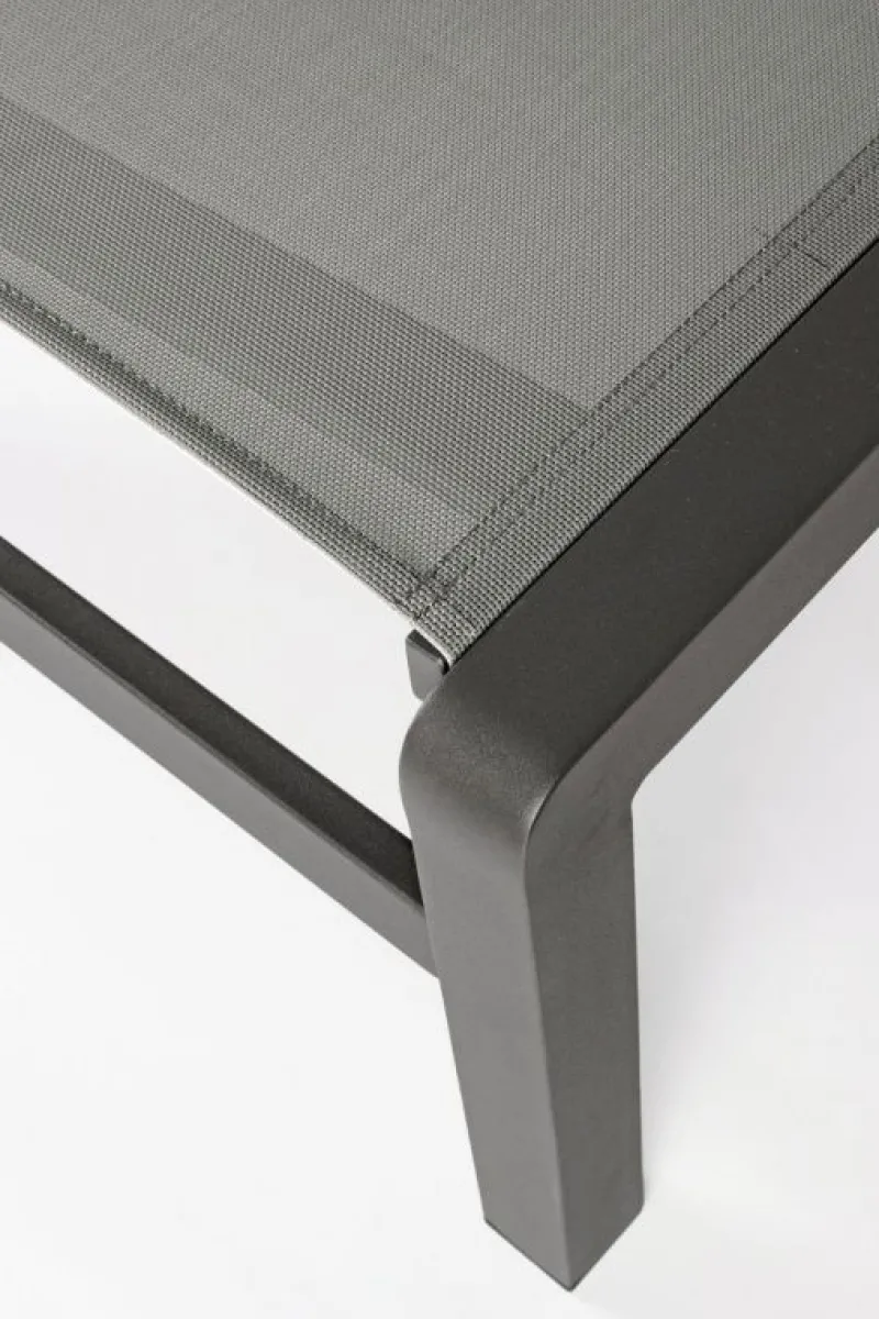 Online Bizzotto LETTINO CON RUOTE IN ALLUMINIO IMPILABILE ANTRACITE - KONNOR