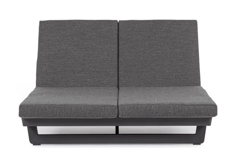 Discount Bizzotto LETTINO DOPPIO IN ALLUMINIO ANTRACITE WG21 - INFINITY