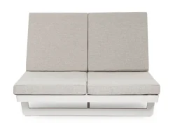 Bizzotto LETTINO DOPPIO IN ALLUMINIO BIANCO WG20 - INFINITY