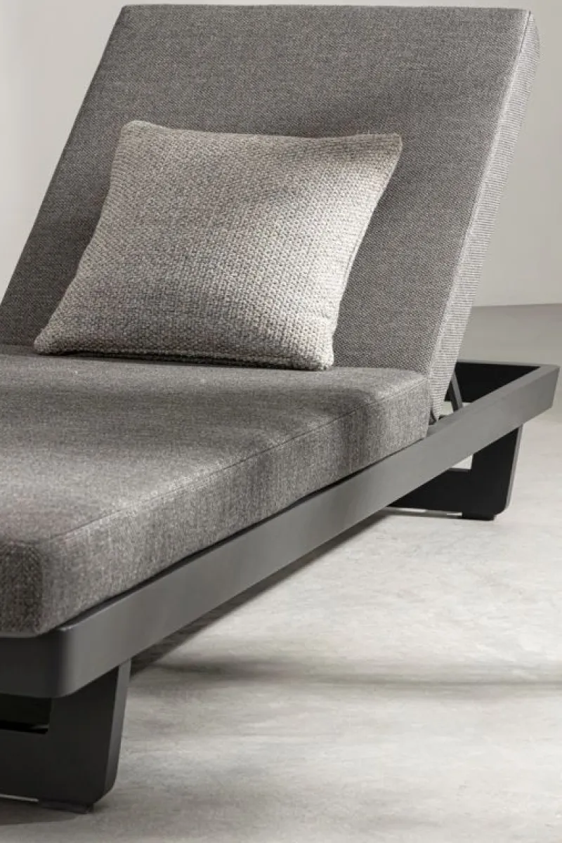 Discount Bizzotto LETTINO IN ALLUMINIO ANTRACITE WG21 - INFINITY
