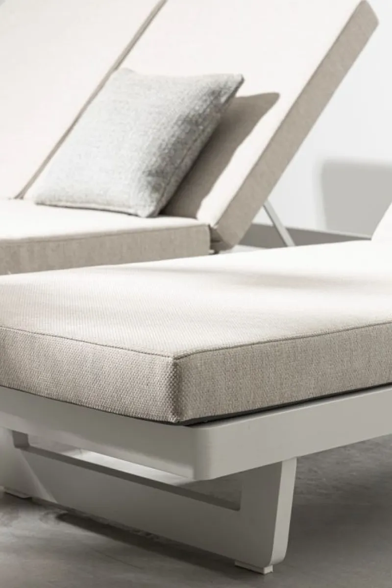 Bizzotto LETTINO IN ALLUMINIO BIANCO WG20 - INFINITY