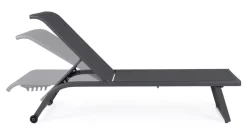 Best Bizzotto LETTINO IN ALLUMINIO CON RUOTE ANTRACITE - TAYLOR