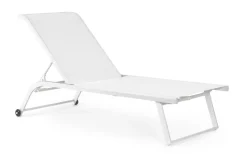 Discount Bizzotto LETTINO IN ALLUMINIO CON RUOTE BIANCO - TAYLOR
