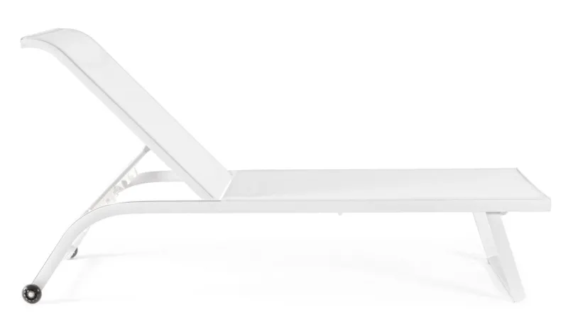 Discount Bizzotto LETTINO IN ALLUMINIO CON RUOTE BIANCO - TAYLOR