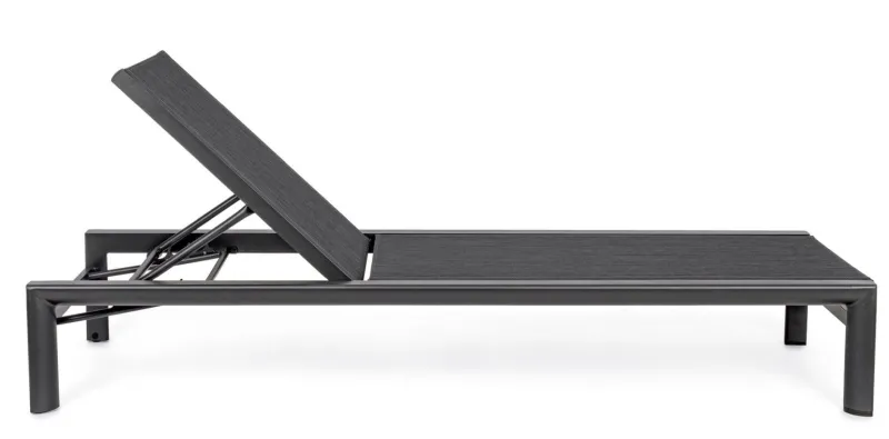 Sale Bizzotto LETTINO IN ALLUMINIO CON RUOTE ANTRACITE YK13 - SKIPPER NEW