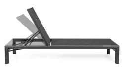 Sale Bizzotto LETTINO IN ALLUMINIO CON RUOTE ANTRACITE YK13 - SKIPPER NEW