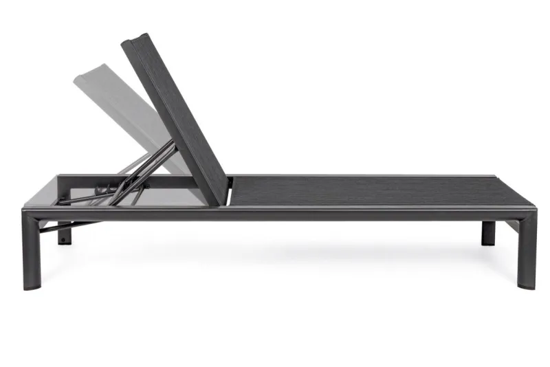 Sale Bizzotto LETTINO IN ALLUMINIO CON RUOTE ANTRACITE YK13 - SKIPPER NEW