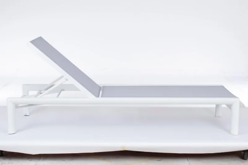 Online Bizzotto LETTINO IN ALLUMINIO CON RUOTE BIANCO YK11 - SKIPPER NEW