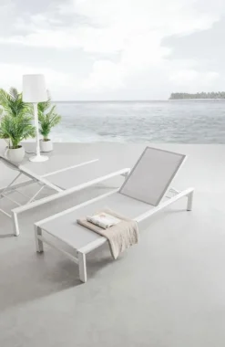 Online Bizzotto LETTINO IN ALLUMINIO CON RUOTE BIANCO YK11 - SKIPPER NEW