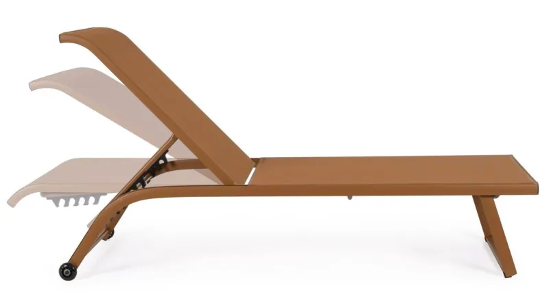 Online Bizzotto LETTINO IN ALLUMINIO PECAN - TAYLOR