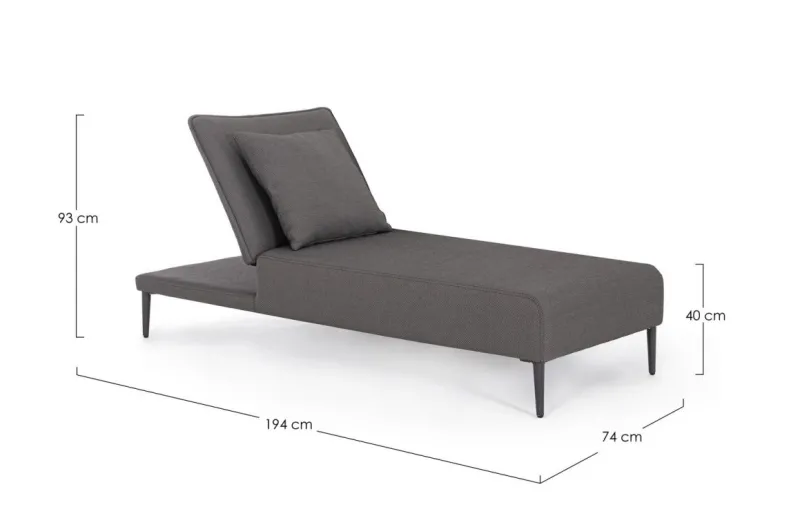 Clearance Bizzotto LETTINO SINGOLO C-C VIPER ANTR QS22/ANTR