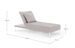 Outlet Bizzotto LETTINO SINGOLO C-C VIPER BIA QS20/SAND