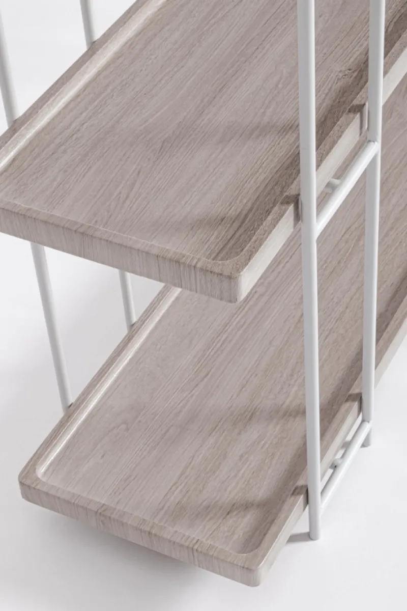 Outlet Bizzotto LIBRERIA IN ACCIAIO - LAUREL