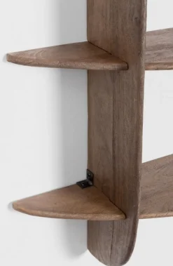 Best Bizzotto MENSOLA 3P WESTWOOD RUSTIC BROWN