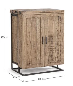 Sale Bizzotto MOBILE BAR IN LEGNO - ELMER