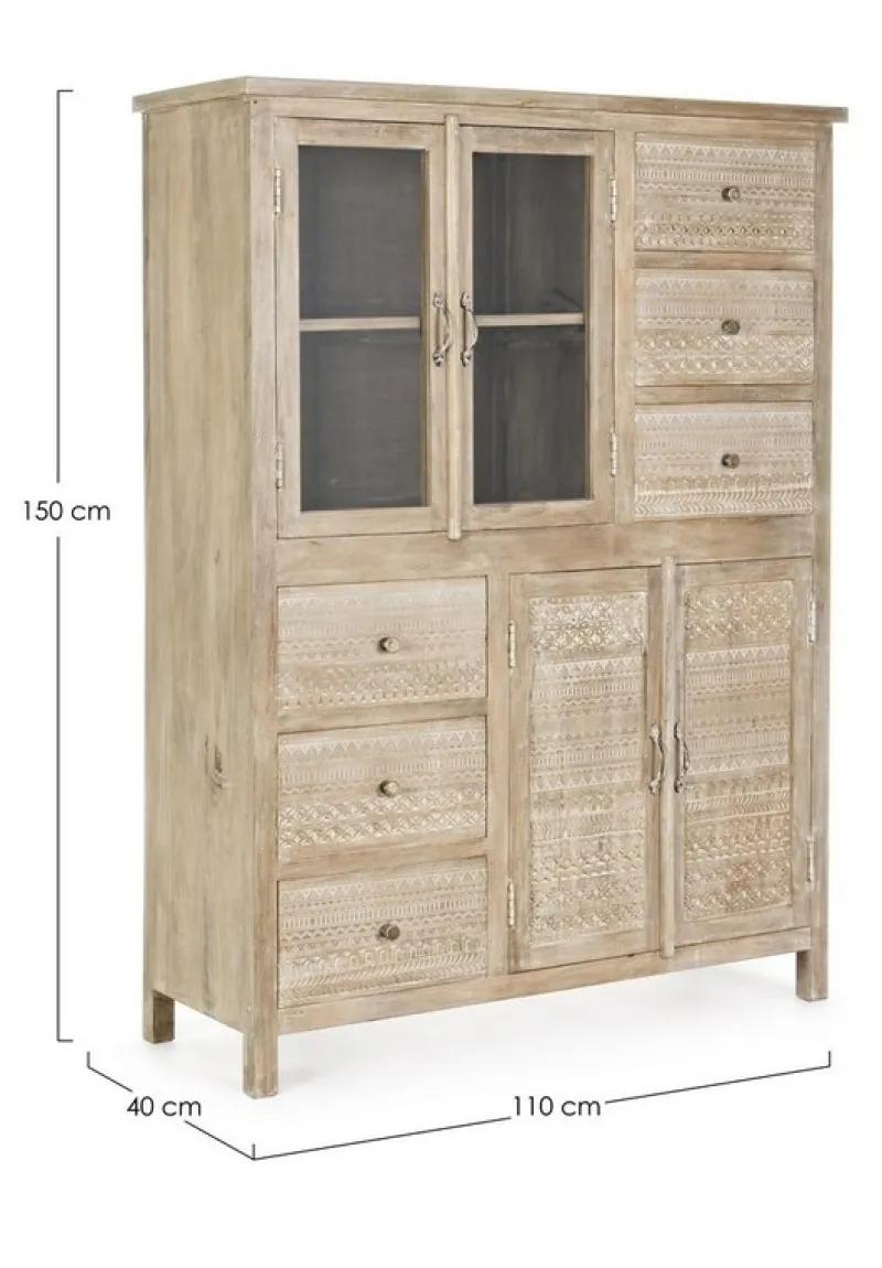 Clearance Bizzotto MOBILE IN LEGNO 4 ANTE - MAYRA