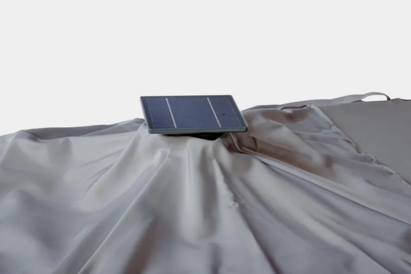 Online Bizzotto OMBRELLONE BRACCIO CON LED IN ALLUMINIO 3X3 ANTRACITE - INES