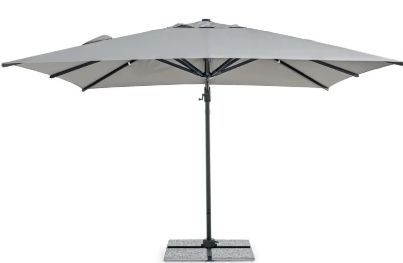 Hot Bizzotto OMBRELLONE BRACCIO IN ALLUMINIO 3X3 ANTRACITE - INES