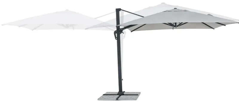 Hot Bizzotto OMBRELLONE BRACCIO IN ALLUMINIO 3X3 ANTRACITE - INES