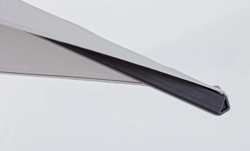 New Bizzotto OMBRELLONE BRACCIO IN ALLUMINIO 4X4 ANTRACITE - INES