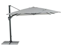 New Bizzotto OMBRELLONE BRACCIO IN ALLUMINIO 3X4 ANTRACITE - INES
