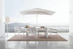 New Bizzotto OMBRELLONE BRACCIO IN ALLUMINIO 3X4 BIANCO - EDEN