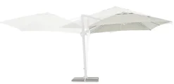 Discount Bizzotto OMBRELLONE BRACCIO IN ALLUMINIO 3X3 BIANCO - EDEN