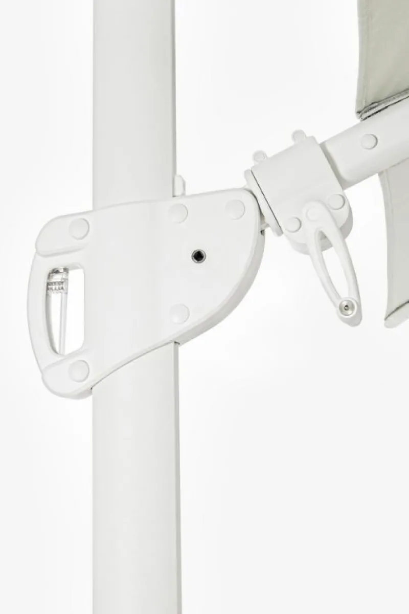 Discount Bizzotto OMBRELLONE BRACCIO IN ALLUMINIO 3X3 BIANCO - EDEN
