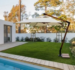 Best Bizzotto OMBRELLONE BRACCIO IN LEGNO 3X4 ECRU - CAPUA