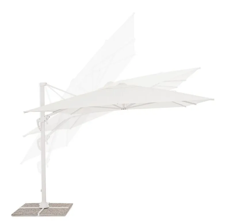 Clearance Bizzotto OMBRELLONE BRACCIO VEGA 3X4 BIANCO
